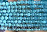 CSE660 15 inches 6mm round selenite beads wholesale