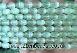 CSE674 15 inches 6*9mm rice selenite beads wholesale