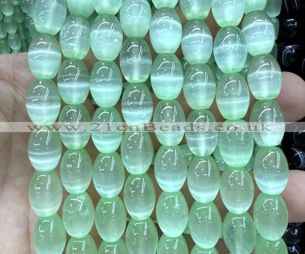 CSE676 15 inches 10*14mm rice selenite beads wholesale