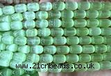 CSE688 15 inches 8*12mm drum selenite beads wholesale