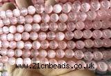 CSE710 15 inches 6mm round selenite beads wholesale