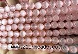 CSE711 15 inches 8mm round selenite beads wholesale