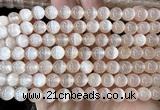 CSE720 15 inches 6mm round selenite beads wholesale