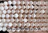 CSE721 15 inches 8mm round selenite beads wholesale