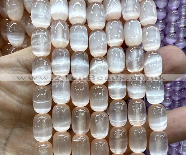 CSE728 15 inches 8*12mm drum selenite beads wholesale