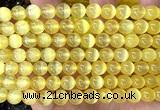 CSE742 15 inches 10mm round selenite beads wholesale