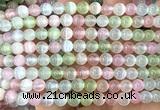 CSE760 15 inches 6mm round colorful selenite beads wholesale