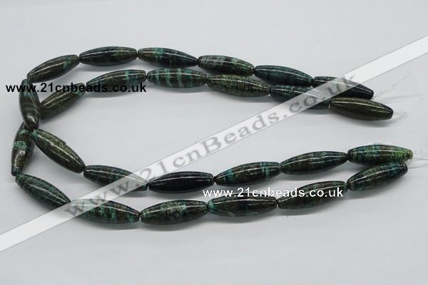 CSG07 15.5 inches 10*30mm rice long spar gemstone beads wholesale