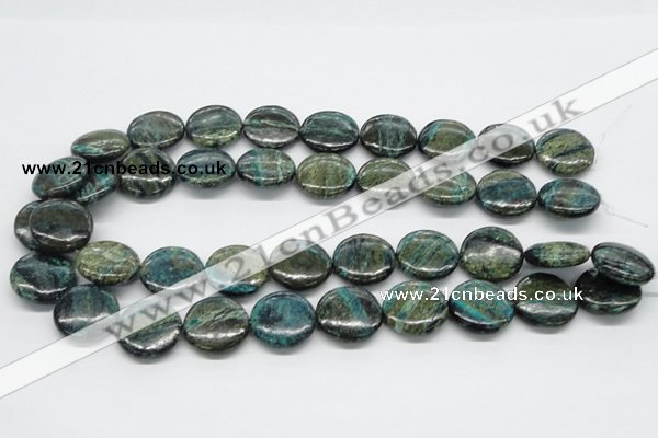 CSG18 15.5 inches 10mm flat round long spar gemstone beads wholesale