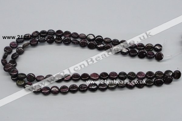 CSG55 15.5 inches 10mm flat round long spar gemstone beads wholesale