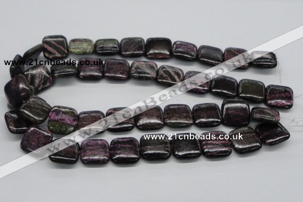 CSG60 15.5 inches 20*20mm square long spar gemstone beads wholesale