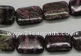 CSG61 15.5 inches 13*18mm rectangle long spar gemstone beads wholesale