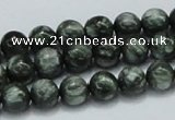 CSH02 15.5 inches 8mm round natural seraphinite gemstone beads