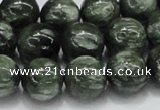 CSH05 15.5 inches 14mm round natural seraphinite gemstone beads