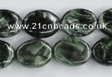 CSH14 15.5 inches 13*18mm oval natural seraphinite beads wholesale