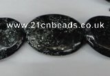 CSI98 15.5 inches 22*30mm oval silver scale stone beads wholesale