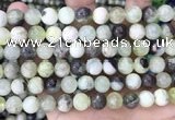 CSJ302 15.5 inches 8mm round serpentine new jade beads wholesale