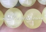 CSJ314 15.5 inches 9mm round serpentine new jade beads