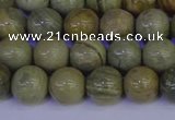 CSL202 15.5 inches 8mm round silver leaf jasper beads wholesale