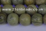 CSL204 15.5 inches 12mm round silver leaf jasper beads wholesale