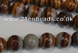 CSL83 15.5 inches 12mm round silver leaf jasper beads wholesale