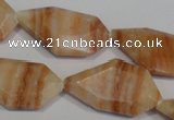 CSL85 15.5 inches 17*32mm freefrom silver leaf jasper beads wholesale