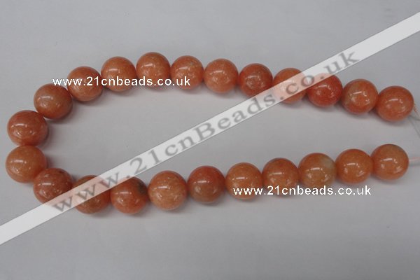 CSM08 15.5 inches 18mm round salmon stone beads wholesale