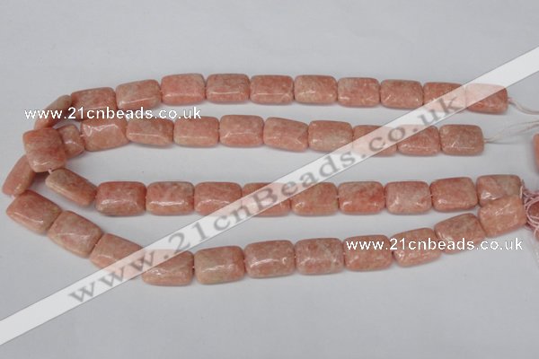 CSM21 15.5 inches 13*18mm rectangle salmon stone beads wholesale