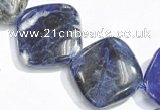 CSO04 15.5 inches 10mm rhombus A grade sodalite beads wholesale