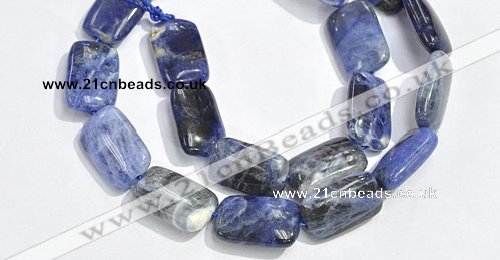 CSO07 A grade 15.5 inches 8*12mm rectangle sodalite beads