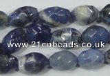 CSO101 15.5 inches 10*14mm faceted nugget sodalite gemstone beads