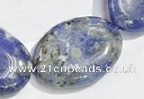 CSO12 15.5 inches 18*25mm oval A grade sodalite beads wholesale