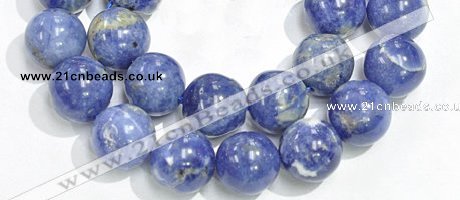 CSO16 15.5 inches 10mm round AB grade sodalite gemstone beads