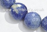 CSO19 10mm faceted round AB grade sodalite beads wholesale