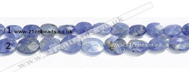 CSO24 6*8mm & 8*10mm A grade faceted oval sodalite beads