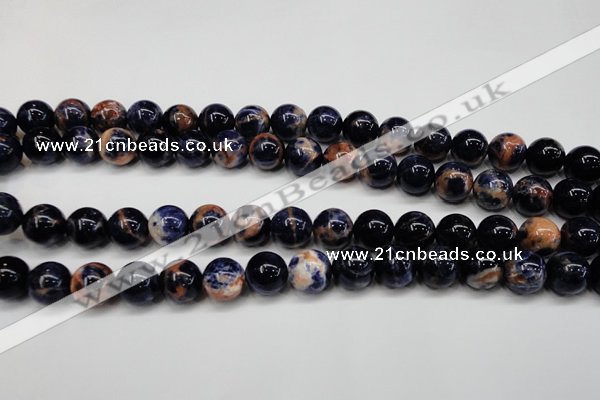 CSO264 15.5 inche 12mm round red sodalite gemstone beads wholesale