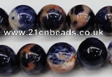 CSO265 15.5 inche 14mm round red sodalite gemstone beads wholesale