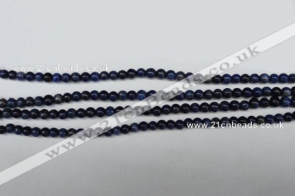 CSO400 15.5 inches 4mm round dyed sodalite gemstone beads