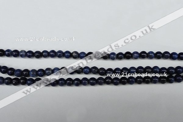 CSO401 15.5 inches 6mm round dyed sodalite gemstone beads