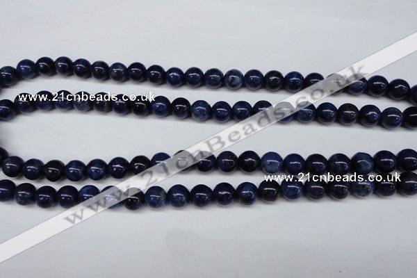 CSO402 15.5 inches 8mm round dyed sodalite gemstone beads