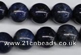 CSO405 15.5 inches 14mm round dyed sodalite gemstone beads