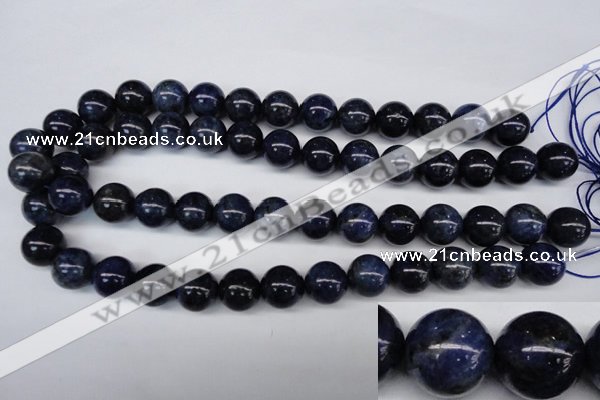 CSO405 15.5 inches 14mm round dyed sodalite gemstone beads