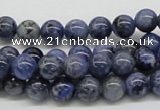 CSO41 15.5 inches 8mm round sodalite gemstone beads wholesale