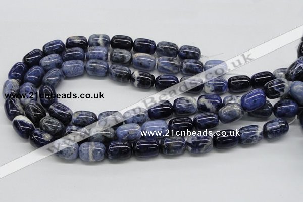 CSO42 15.5 inches 13*18mm egg-shaped sodalite gemstone beads wholesale