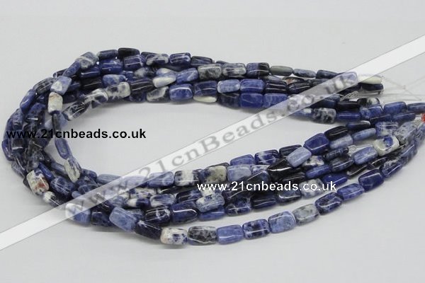 CSO45 15.5 inches 8*12mm rectangle sodalite gemstone beads wholesale