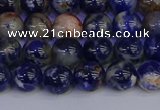 CSO512 15.5 inches 8mm round orange sodalite beads wholesale