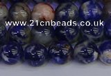 CSO513 15.5 inches 10mm round orange sodalite beads wholesale