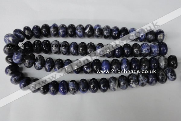 CSO53 15.5 inches 12*18mm rondelle sodalite gemstone beads