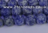 CSO532 15.5 inches 8mm round matte African sodalite beads wholesale