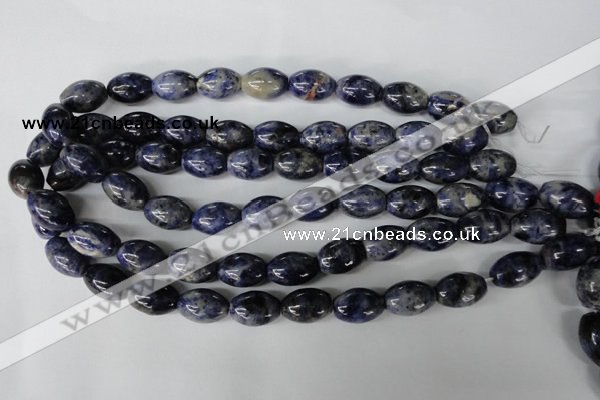 CSO54 15.5 inches 13*18mm rice sodalite gemstone beads